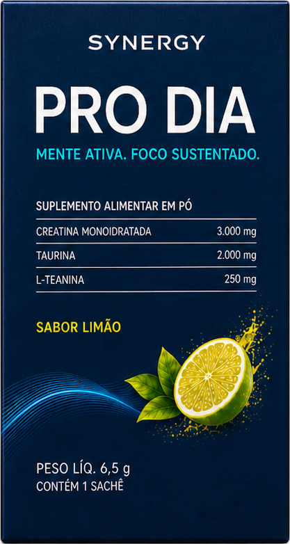 Synergy PRO DIA — caixa do produto