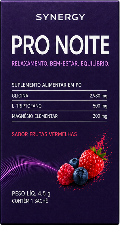 Synergy PRO NOITE — caixa do produto